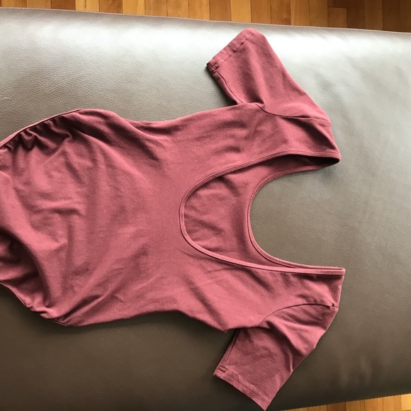 American Apparel  Short Sleeve Double U Bodysuit - Picture 3 of 4